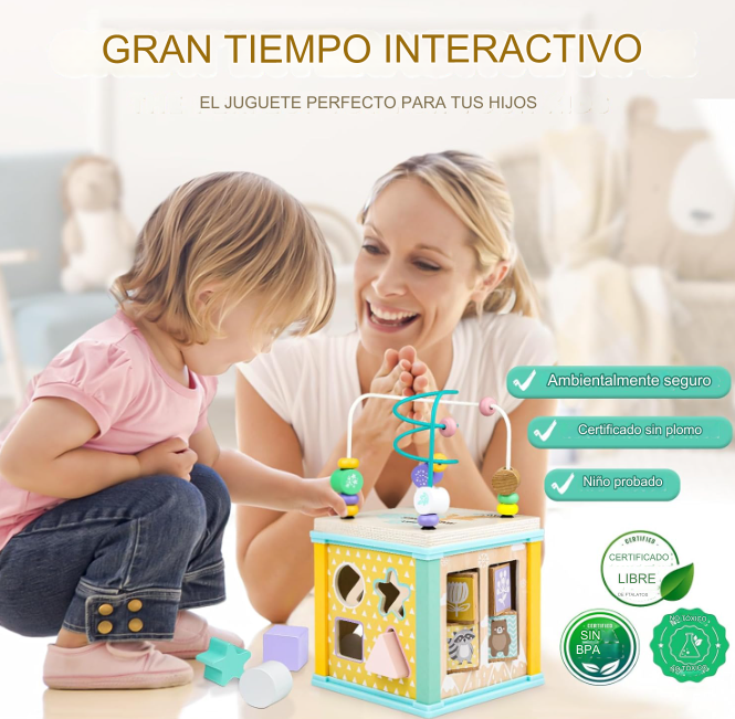 CUBO MONTESORI PARA BEBE X6UNDS - OMC-506