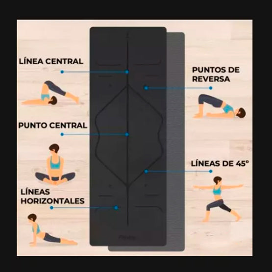 6 Tapetes Yoga Sencillo OMC-210