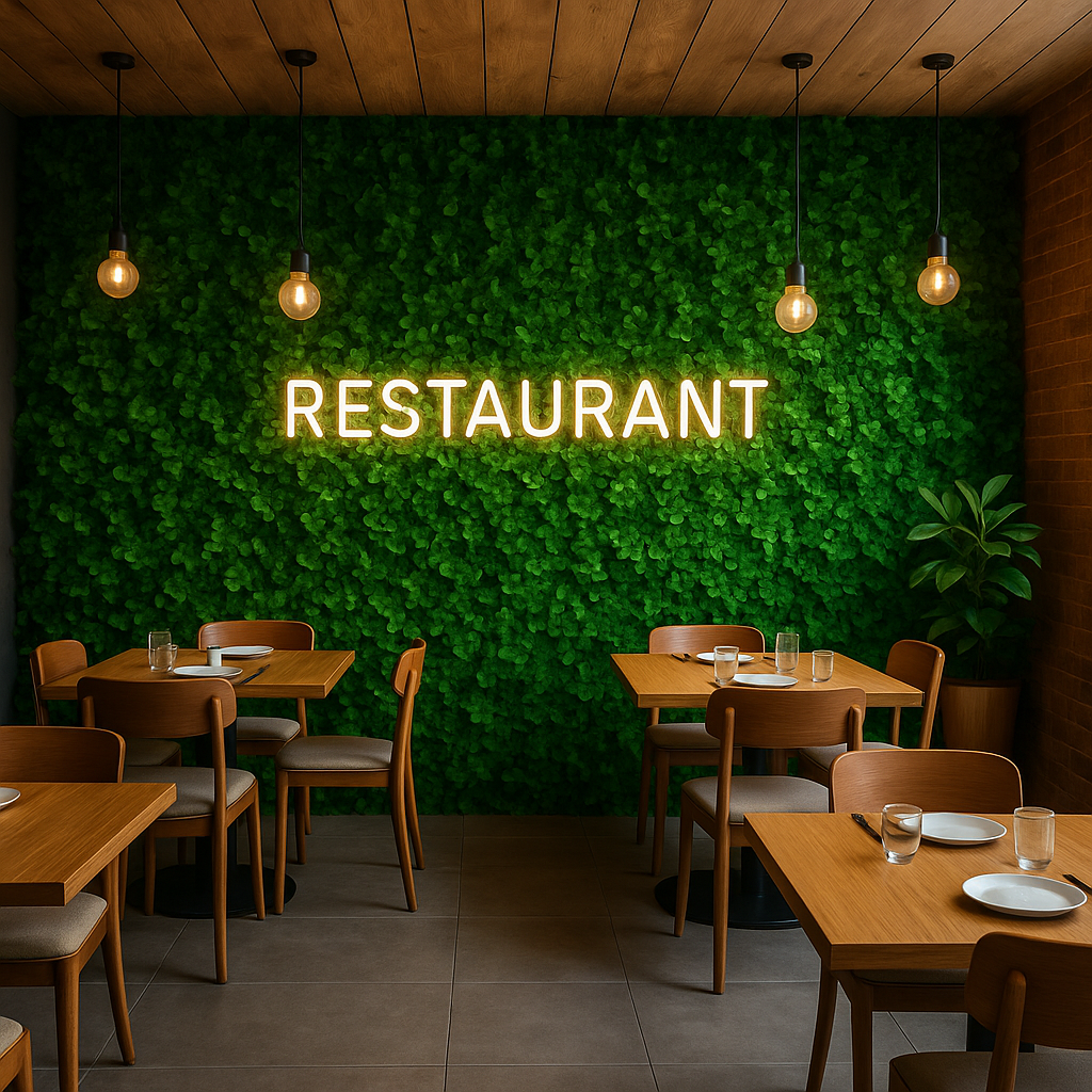 jardín Vertical Artificial decorativo para interior y exterior OMC-733 Por 6 unidades