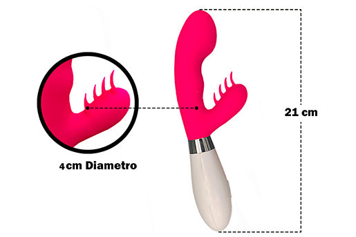 6 Dildos Vibradores Dual Breathe On Me POC-510