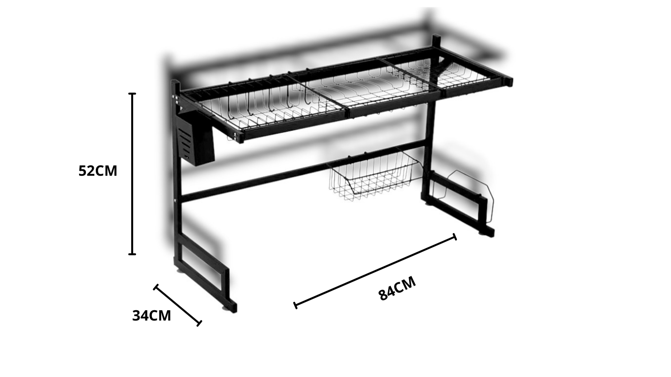 RACK ESCURRIDOR PARA COCINA GRANDE X6UNDS  - OMC-128