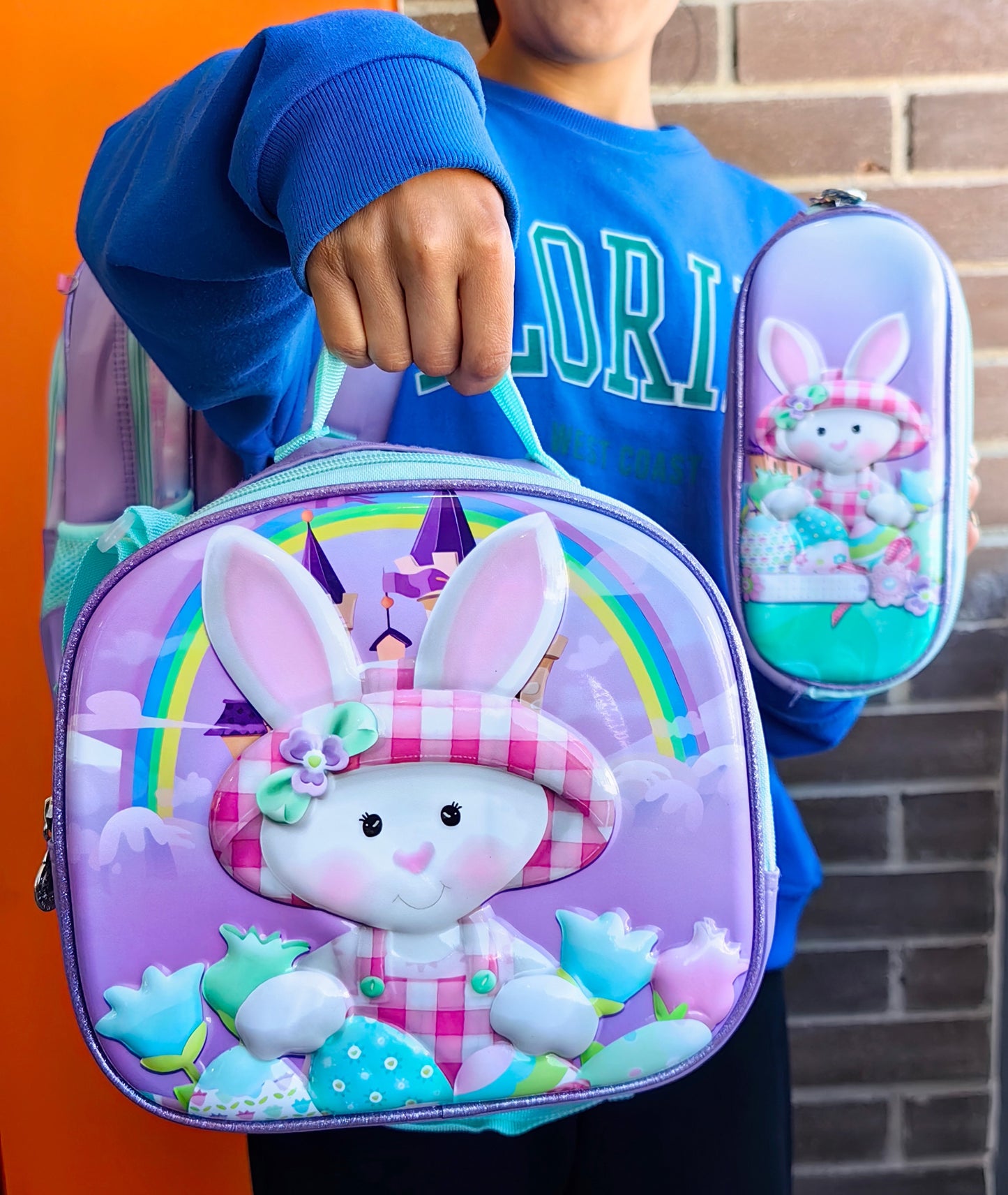 Maleta kit regreso a clases estilo 3D X 6 UNIDADES -2579
