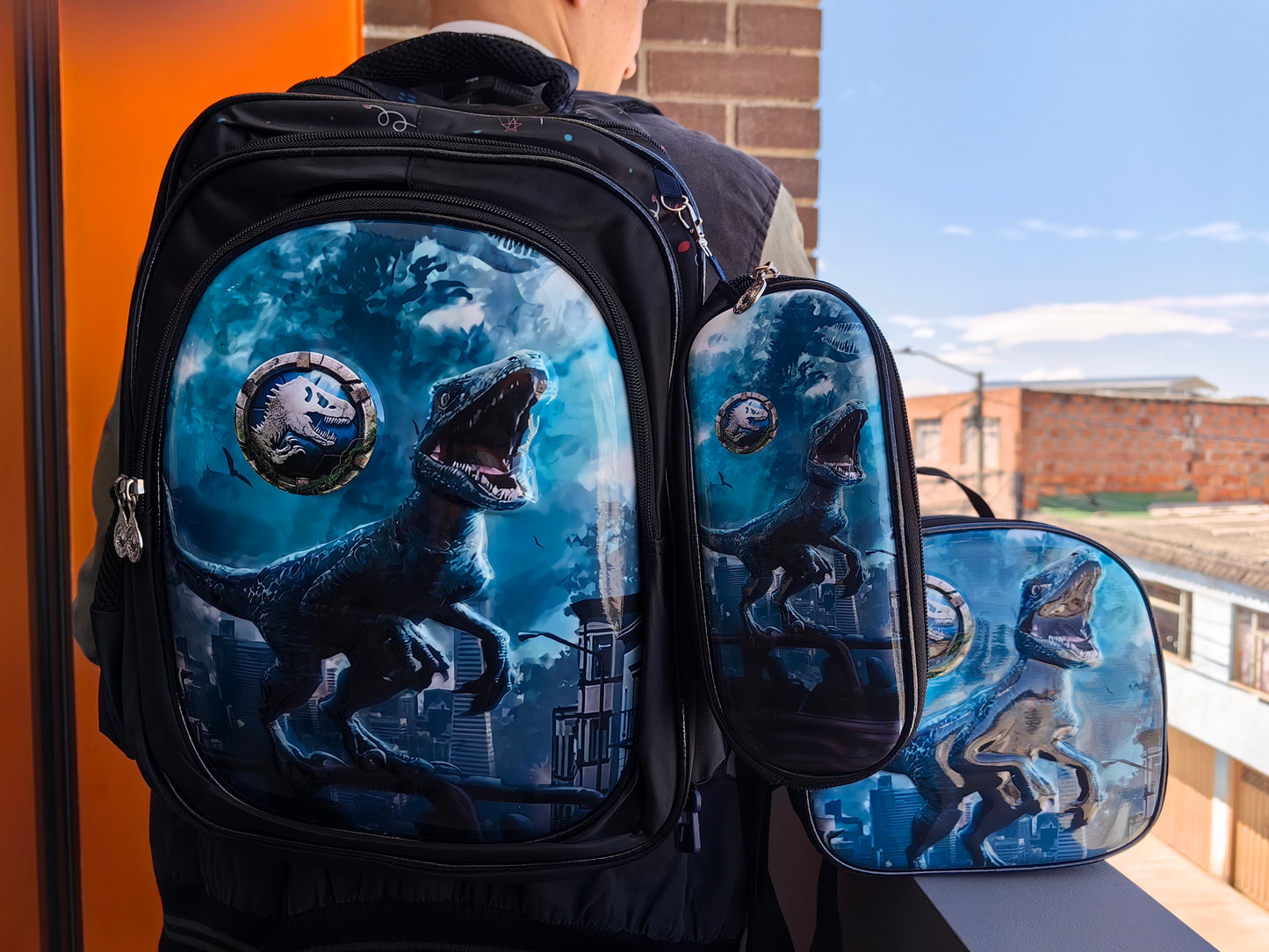 Maleta kit regreso a clases estilo 3D X 6 UNIDADES -2579