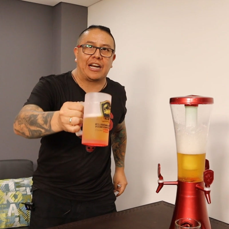 1 Jirafa Dispensadora de Bebidas Y Cerveza 3 Litros OMC-467