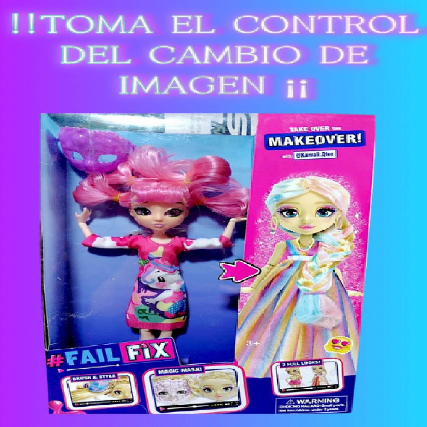MUÑECA CAMBIO DE LOOK X6 UNDS - DXY34-1