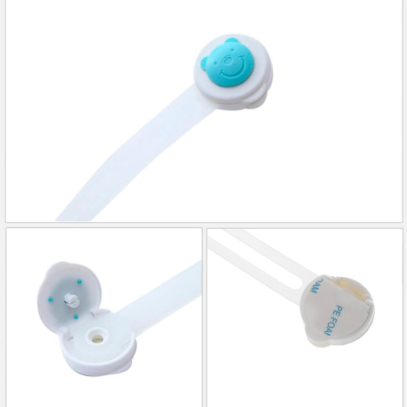 SET DE 5 UNDIDADES  SEGURO PROTECTOR PARA PUERTAS X6UNDS- OMC-114