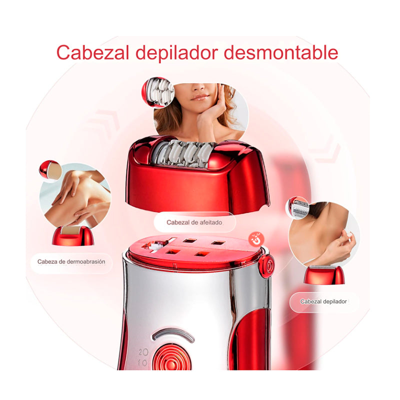 MAQUINA DEPILADORA ROJA X6UNDS - OMC-482