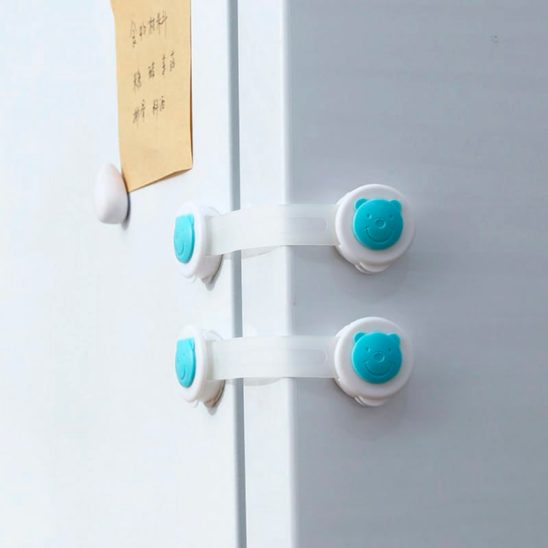 SET DE 5 UNDIDADES  SEGURO PROTECTOR PARA PUERTAS X6UNDS- OMC-114