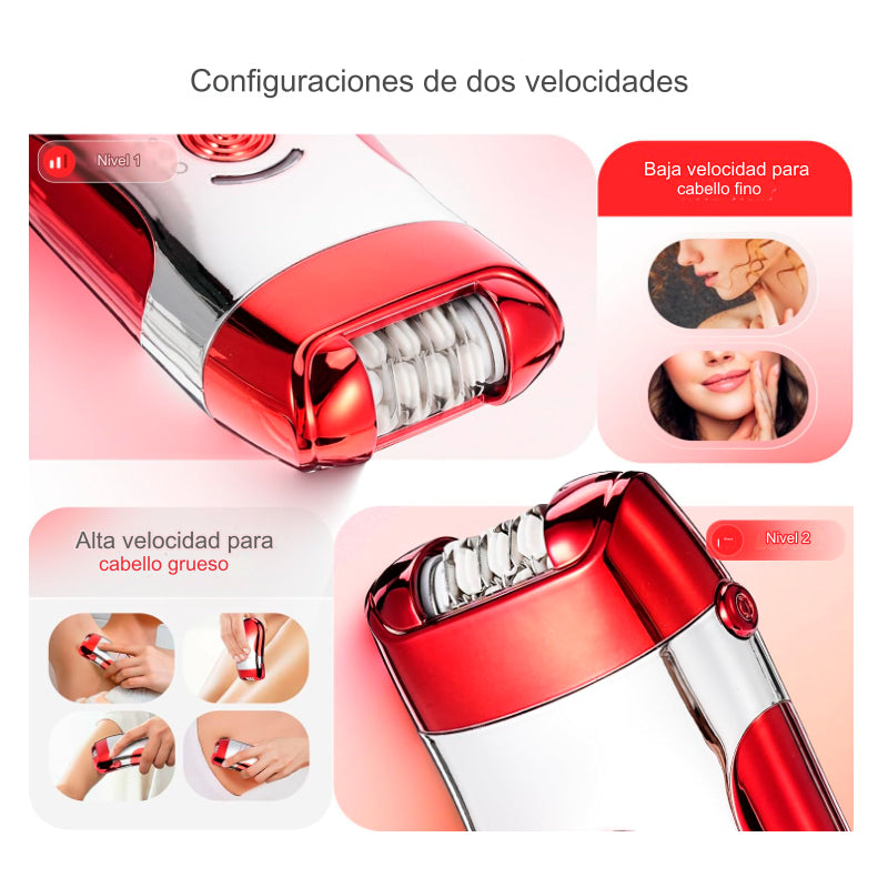 MAQUINA DEPILADORA ROJA X6UNDS - OMC-482