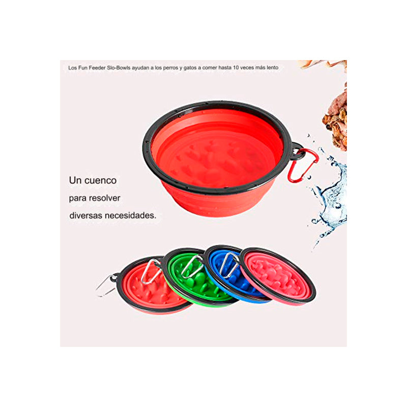 PLATO PLEGABLE PORTATIL PARA MASCOTAS X6UNDS- OMC-318