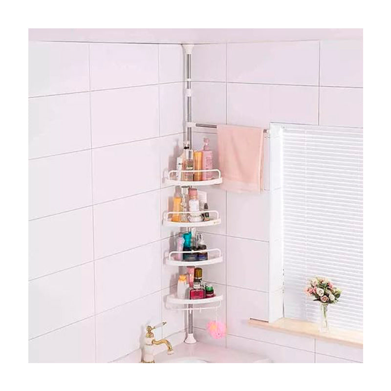ORGANIZADOR ESQUINERO PARA BAÑO DE 4 NIVELES X6UNDS - OMC-129