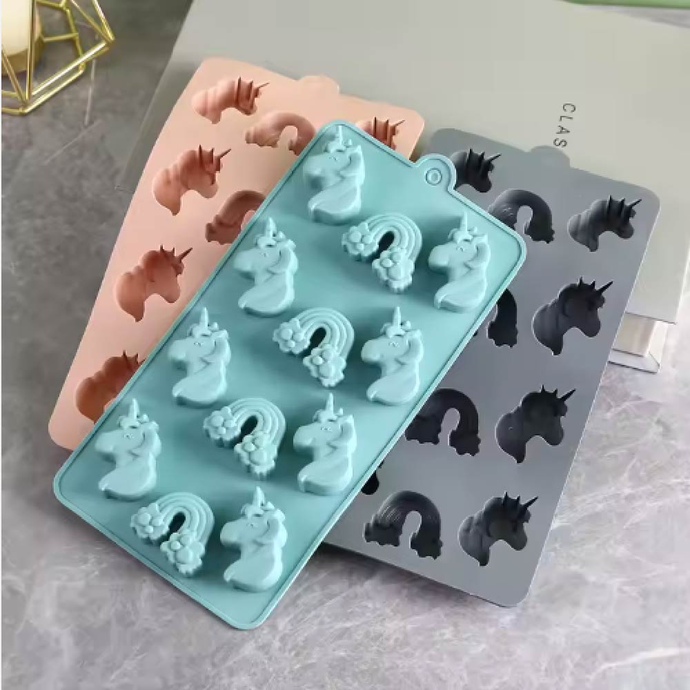 MOLDE FIGURAS DE UNICORNIO X6UNDS - OMC-191