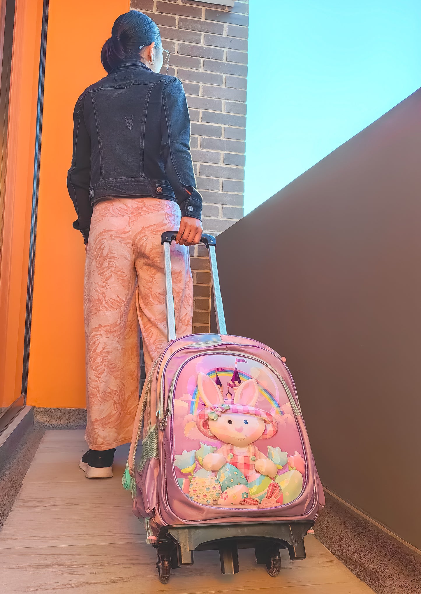 Maleta kit regreso a clases estilo 3D X 6 UNIDADES -2579