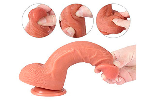 6 Penes Realistas Consoladores 18cm - FINO POC-507