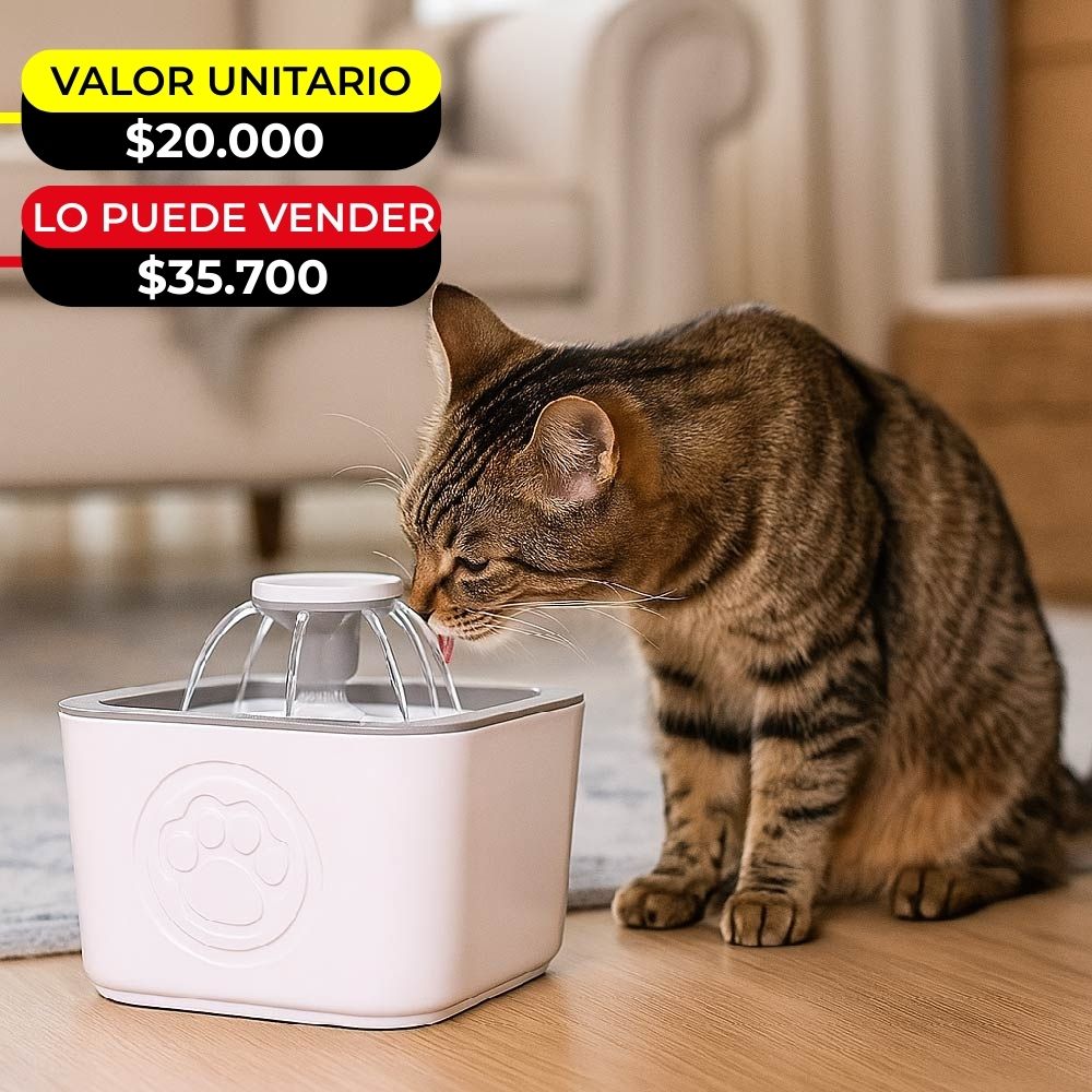 FUENTE DE AGUA PARA MASCOTAS X6UNDS - OMC-005