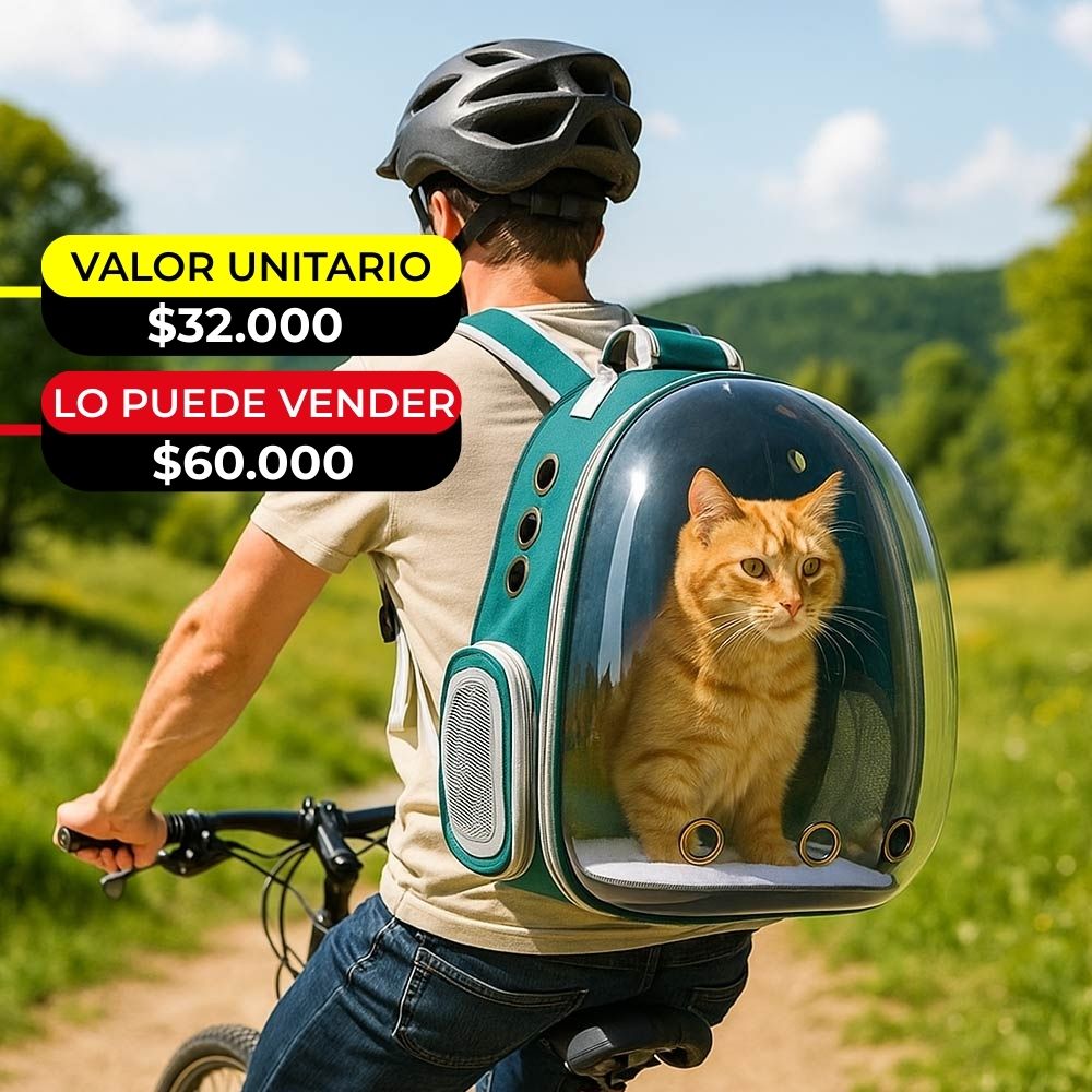 MALETA CAPSULA TRANSPARENTE X6UNDS - OMC-009