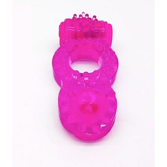 Anillo Vibrador Retardante Doble Estimulación X6 Unds OMC-369