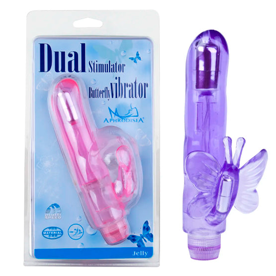 Pene vibrador doble punto G mariposa X6 Unds OMC-392