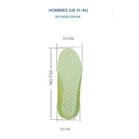 Plantillas Foam Antichoque Respirables X6 Unds OMC-220