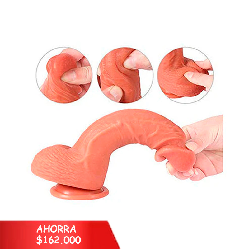 6 Penes Realistas Consoladores 18cm - FINO POC-507