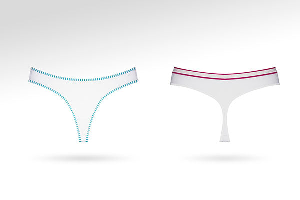 Set de 12 tangas, diseños y colores surtidos