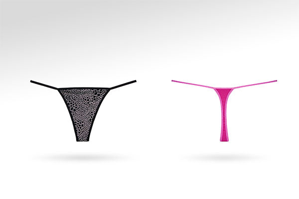 Set de 12 tangas, diseños y colores surtidos