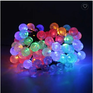 LUZ SOLAR NAVIDEÑA, 300 BOMBILLOS, 30M X6 UND ( OMC-077 )