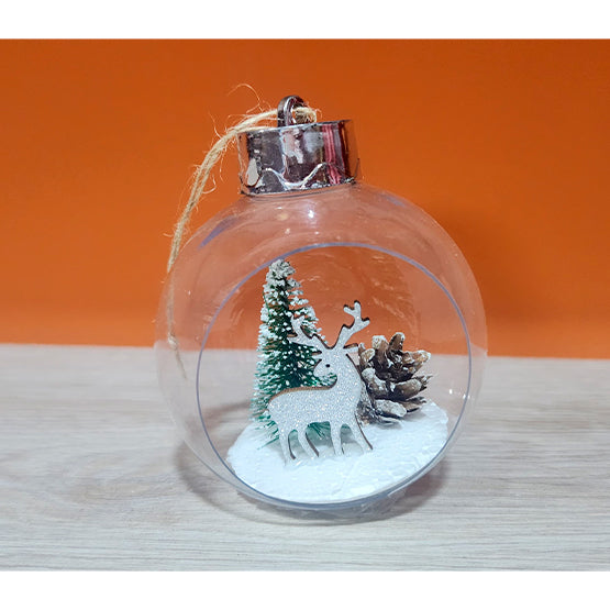 Bolas Reno de navidad x 6 unds - 2024