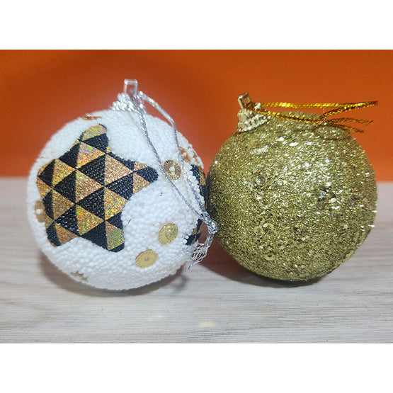 6 Sets de Bolas de navidad (Doradas) - 2026