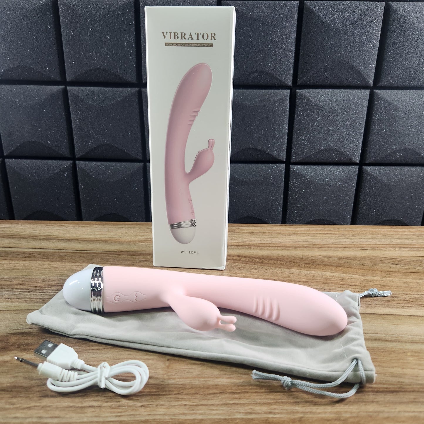 Consolador Vibrador De Clítoris Estimulador Punto G Conejo X6 Unds OMC-322
