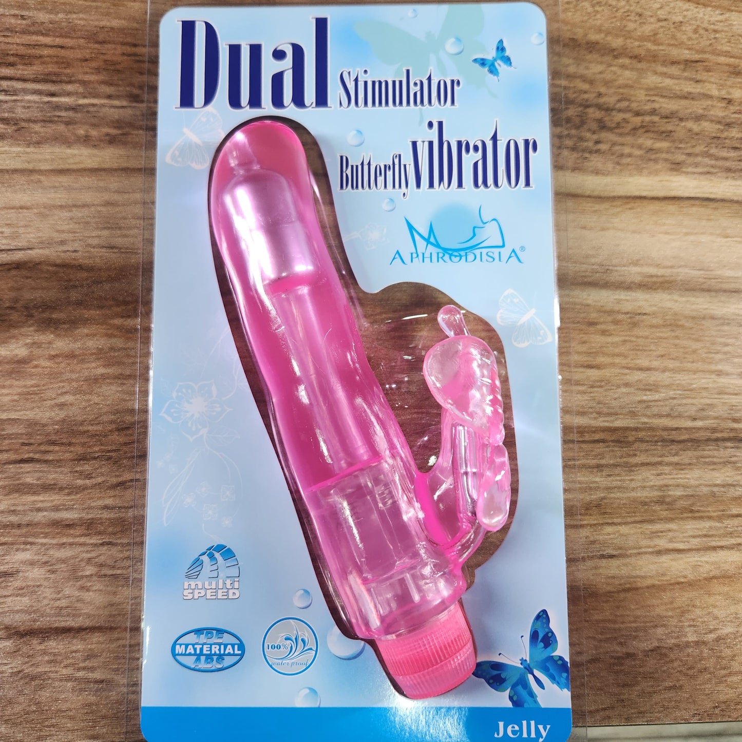 Pene vibrador doble punto G mariposa X6 Unds OMC-392