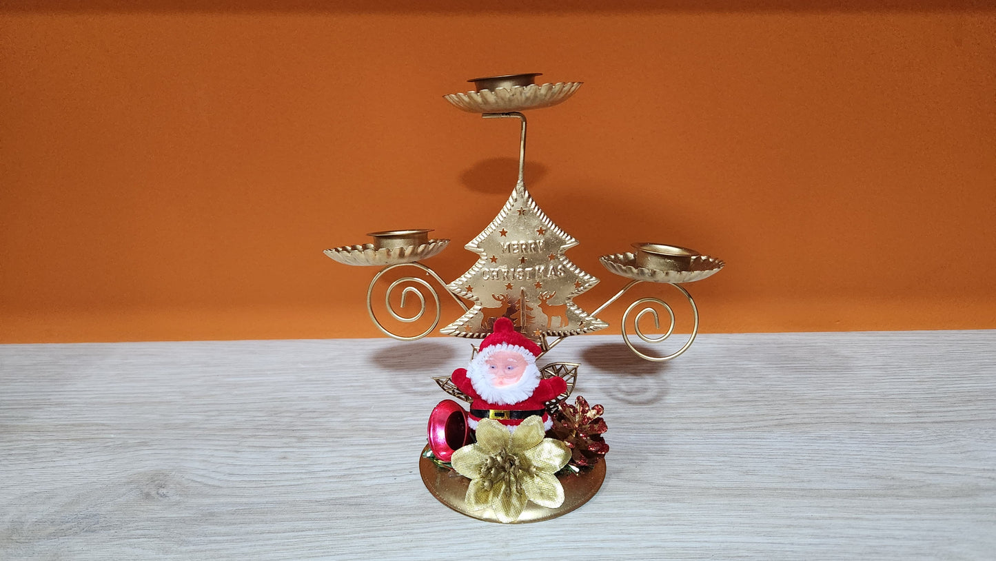 Candelabros navideños x 6 unds - QS388-ES50089