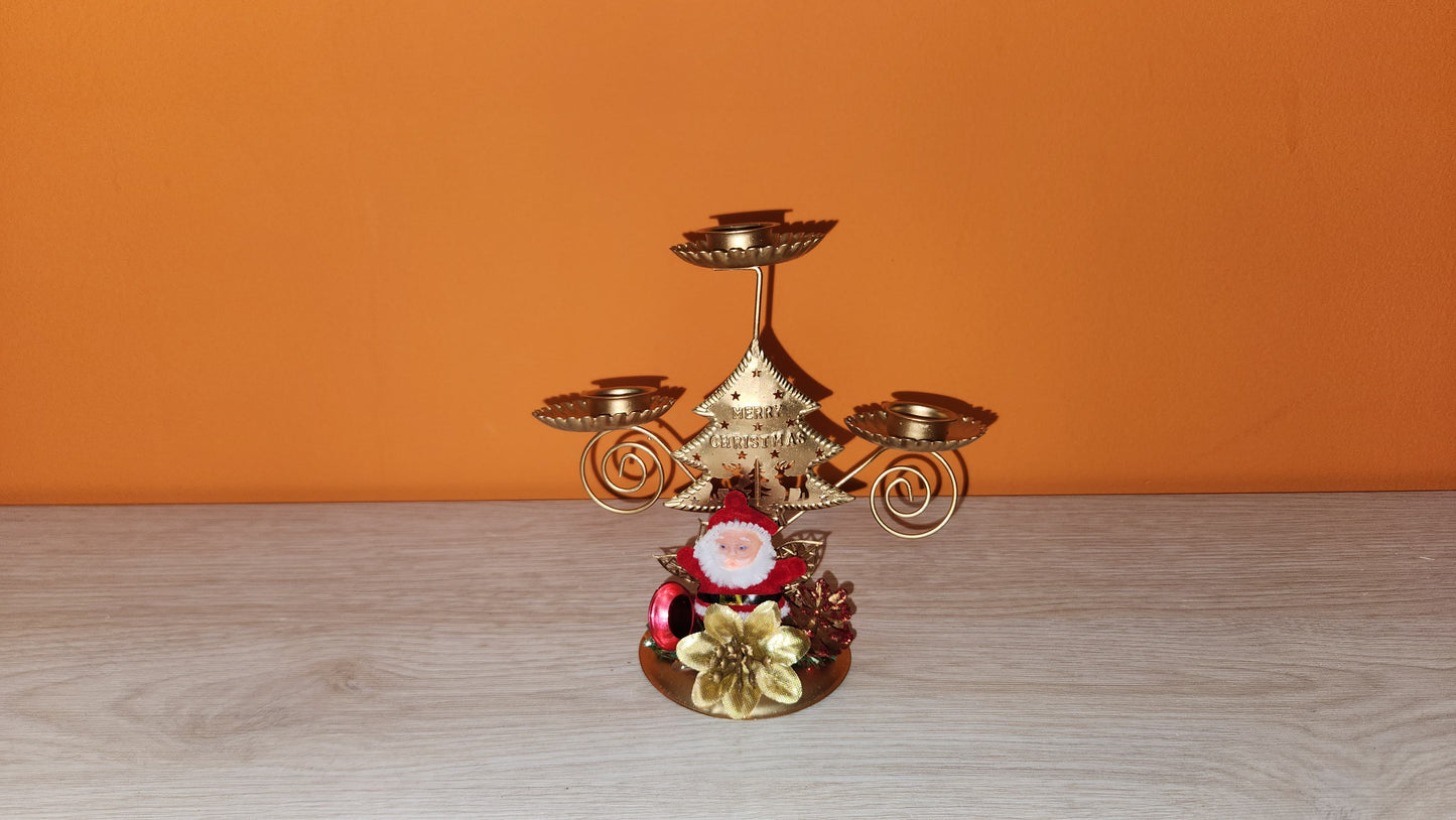 Candelabros navideños x 6 unds - QS388-ES50089