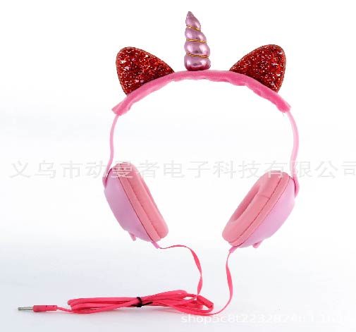 AUDIFONOS DIADEMA UNICORNIO CON CABLE X6UNDS - OMC-286