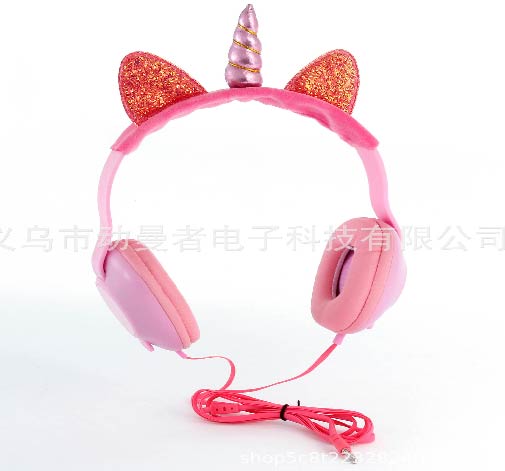 AUDIFONOS DIADEMA UNICORNIO CON CABLE X6UNDS - OMC-286