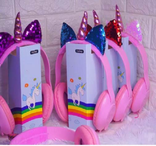 AUDIFONOS DIADEMA UNICORNIO CON CABLE X6UNDS - OMC-286
