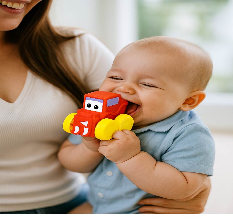 CARRITO LLAMA DIENTES BEBE X6 UNDS - JLX5503-1