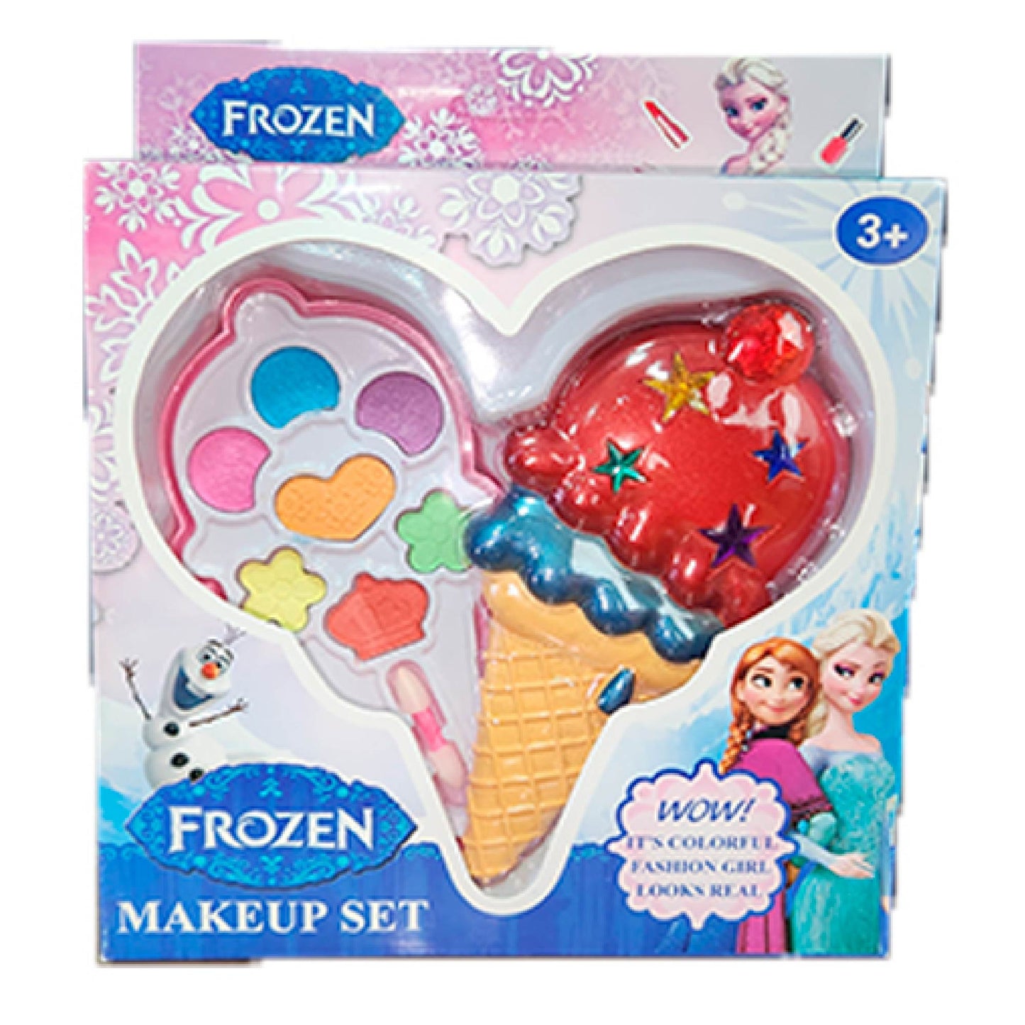 MAQUILLAJE EN FORMA DE HELADO FROZEN X6UNDS - HZ1118-1C