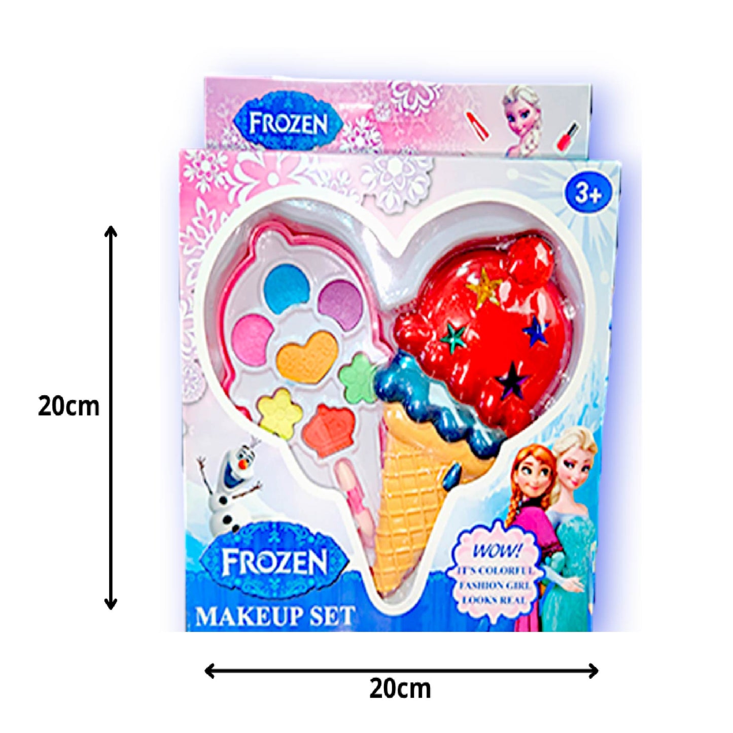 MAQUILLAJE EN FORMA DE HELADO FROZEN X6UNDS - HZ1118-1C