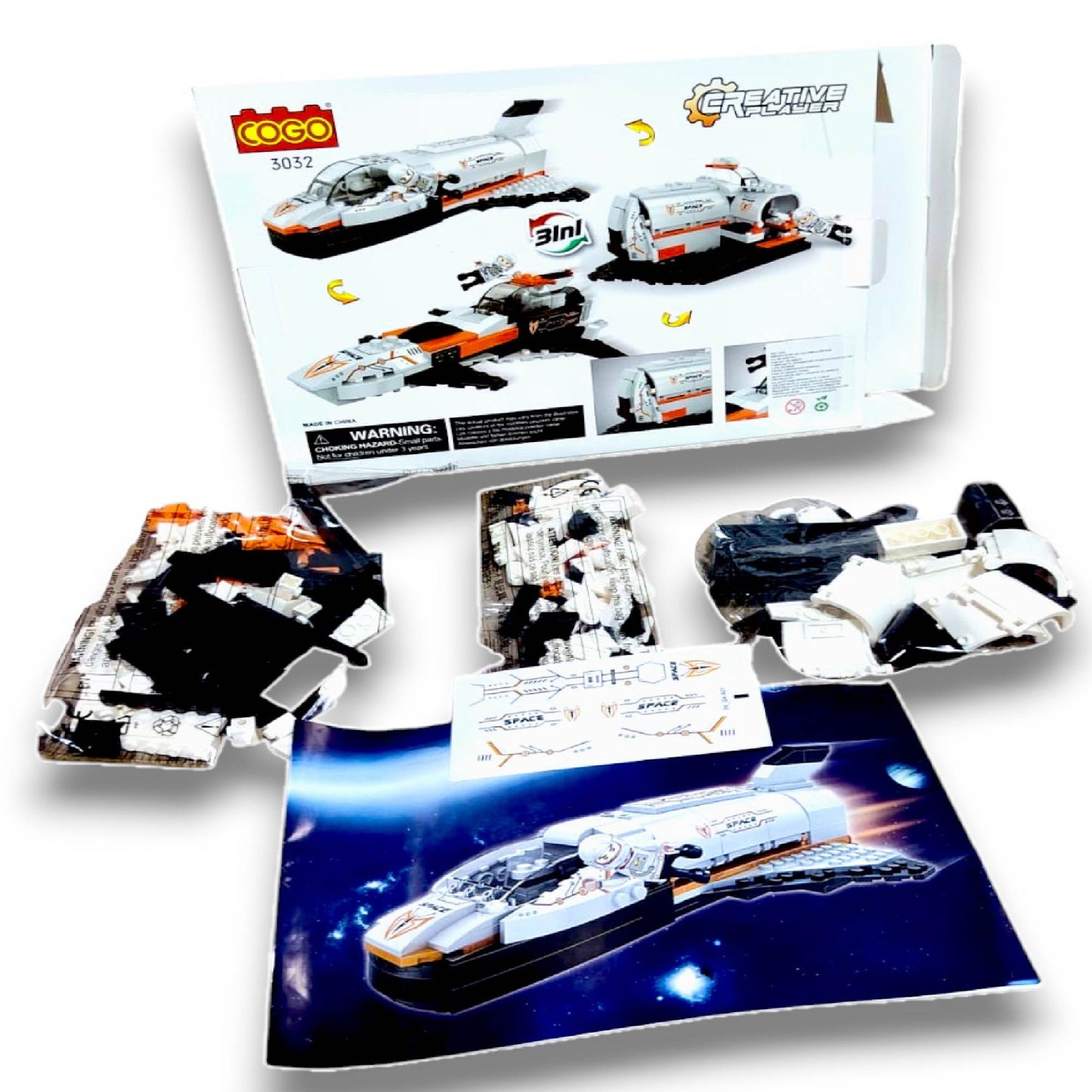 NAVE BLOQUES DE CONSTRUCCION X6UNDS -3032