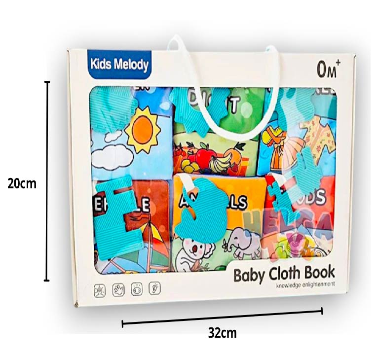 LIBRO DE TELA PARA BEBE X6UNDS - 6651