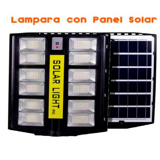 LUZ REFLECTORA CON PANEL Y SENSOR 300w-c X6UNDS - OMC-091