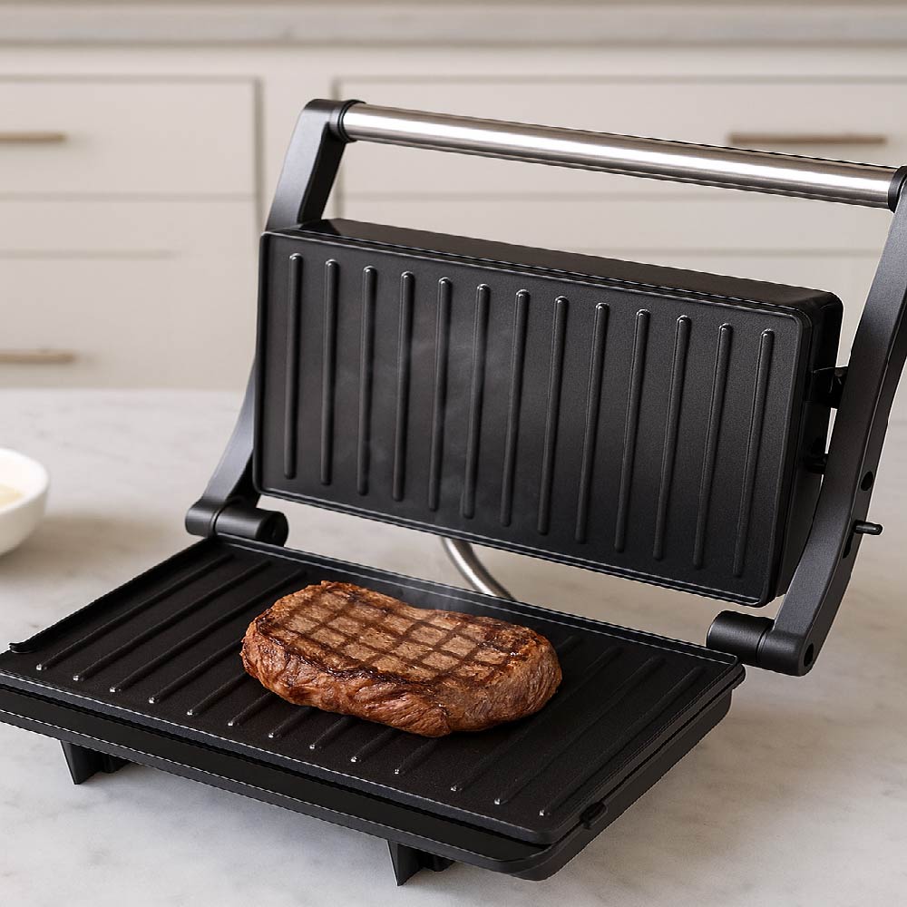 GRILL ELECTRICO PARRILLERO ANTIADHERENTE X6UNDS - OMC-487