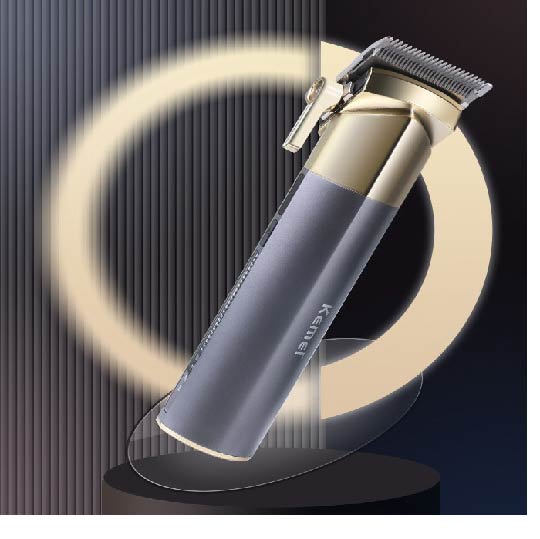 MAQUINA CORTADORA PARA CABELLO KEMEI NEGRA CON DORADO X6UNDS- OMC-483