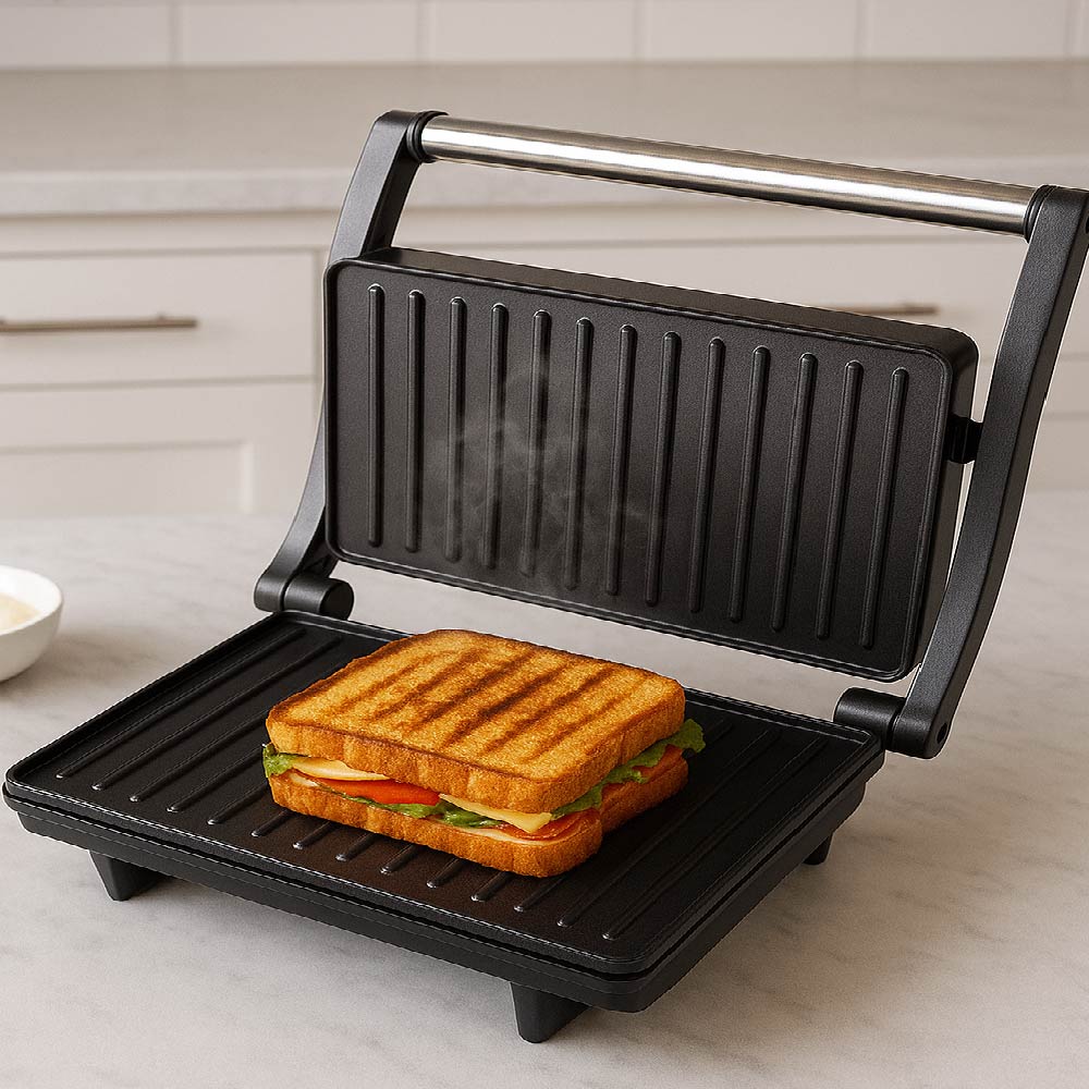 GRILL ELECTRICO PARRILLERO ANTIADHERENTE X6UNDS - OMC-487