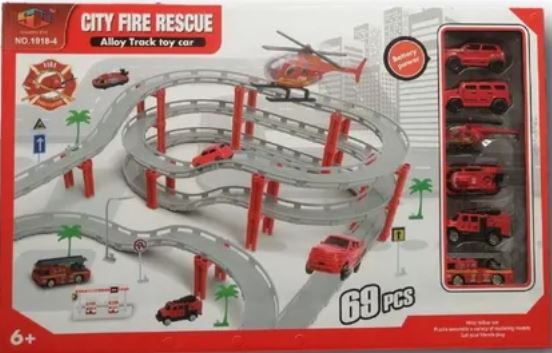 Pista de bomberos x 6 unds - 21738061