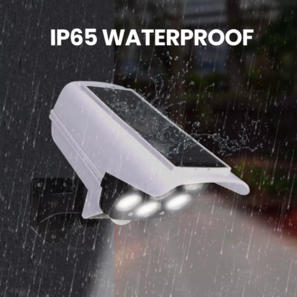 LAMPARA SOLAR TIPO CAMARA CON SENSOR  X 6UNDS - OMC-087