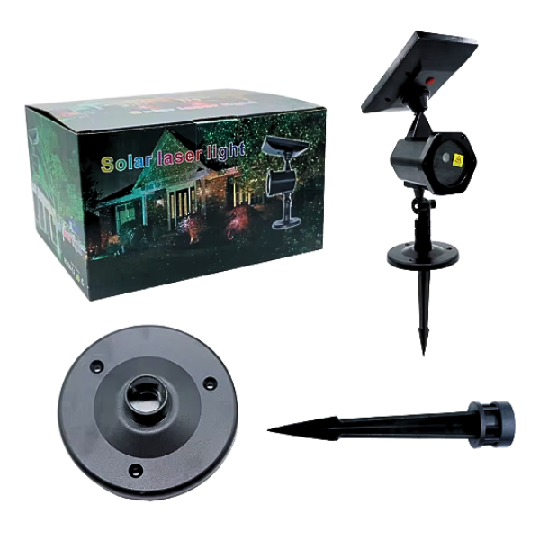 Proyector Solar Navideño Para Exteriores, Luz Solar X 6 Unidades -OMC-086