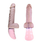 Dildo Vibrador Realista Con Temperatura y 7 Niveles de Vibración OMC-434 X6 Unds