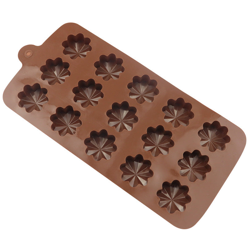 Moldes Flores Chocolates, Fondant, Gelatina, Reposteria X 6 Unidades OMC-194